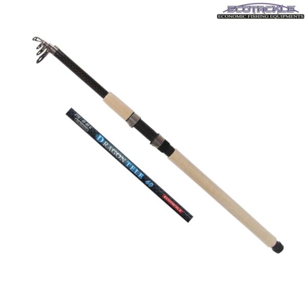 Ecotackle Dragon Tele 10-40G Mix Karbon Teleskopik Spin Olta Kamışı 240 CM - Görsel 2