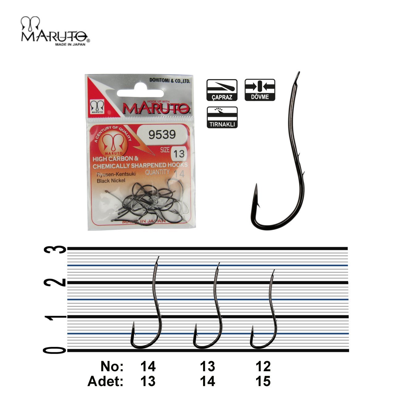 Maruto 9539 BN Olta İğnesi - Görsel 2
