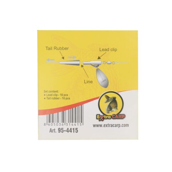 Camou Lead Clip 10pcs - Görsel 3