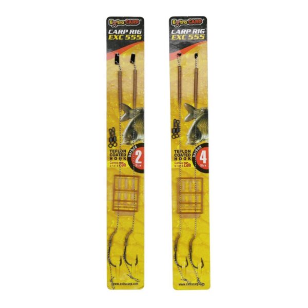 Exc 555 sazan boili takımı teflon iğneli 25lb no:6 - Görsel 2