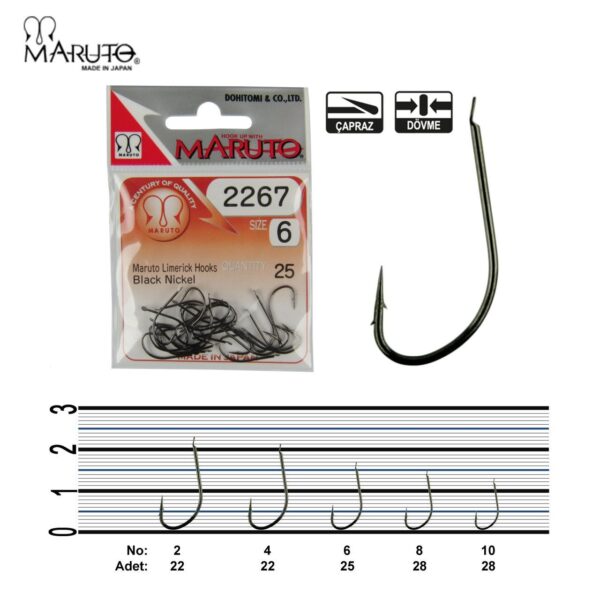 Maruto 2267 Black Nikel Olta İğnesi - Görsel 2