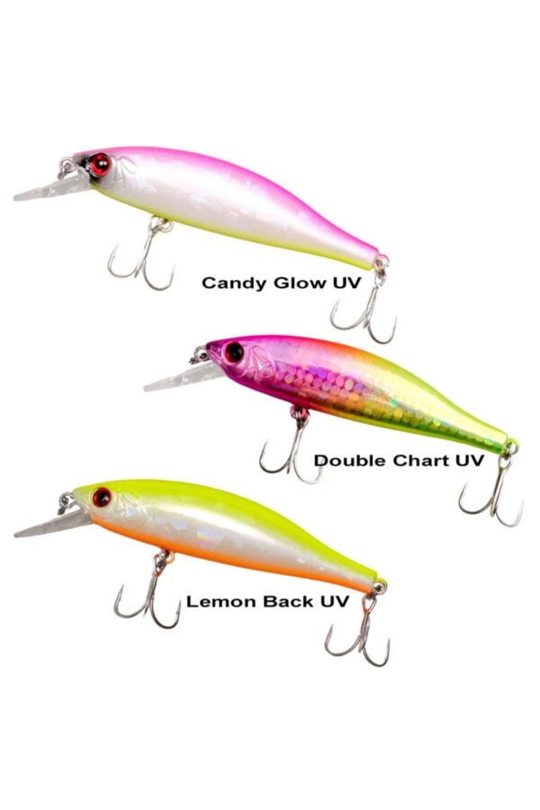 Slalom Sinking 8cm 11gr Maket Yem - Lemon Back Uv