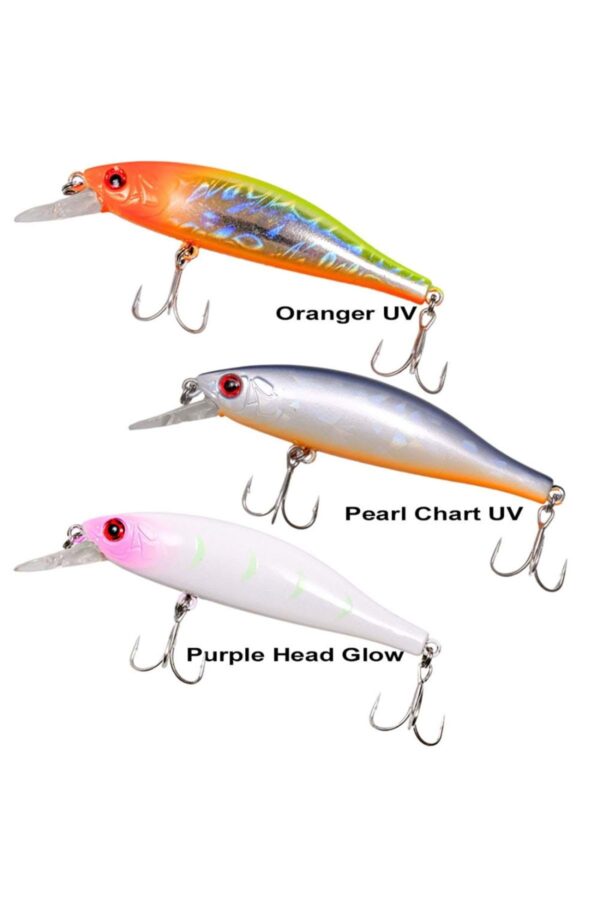 Slalom Sinking 8cm 11gr Maket Yem - Pearl Chart Uv