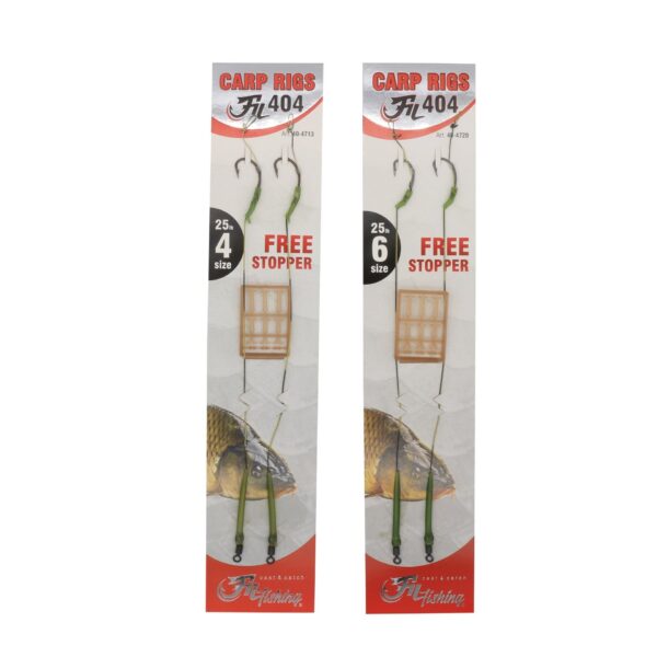 Carp Rigs 404 2li Hazır Takım SİZE 2
